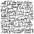 Script Words Fusing Stencil - Stained Glass Express 