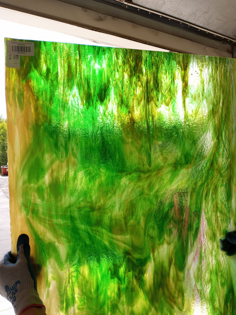 Sherwood Forest Brown and Green Streaky backlit