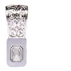 Silver Plated Moroccan Pendant Bail  5 Pack - Stained Glass Express 