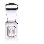Silver Plated Smooth Pendant Bail  5 Pack - Stained Glass Express 
