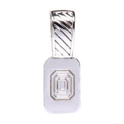 Silver Plated Thatch Pendant Bail  5 Pack - Stained Glass Express 