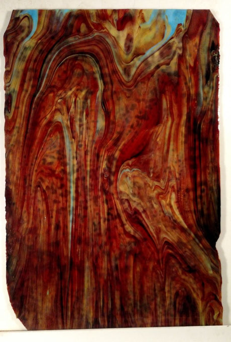 Silver Yellow Copper Red & Blue - Stained Glass Express 