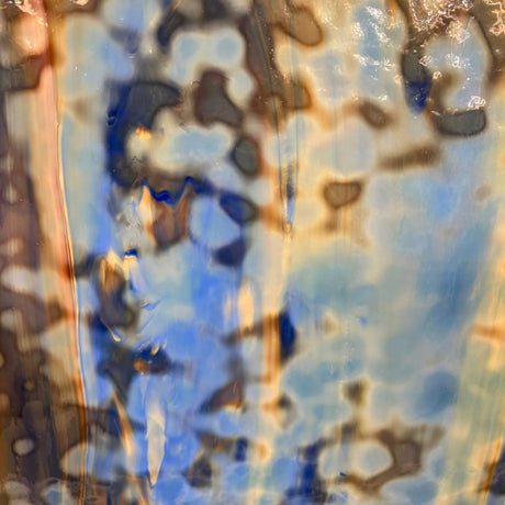 Silver Yellow and Cobalt Blue Oceana