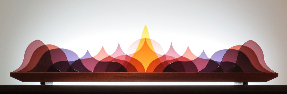 Sine Wave Violet - Stained Glass Express 