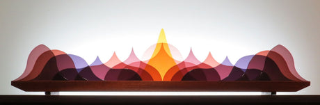Sine Wave Violet - Stained Glass Express 