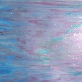Sky Blue, Dark Purple, White Iridescent