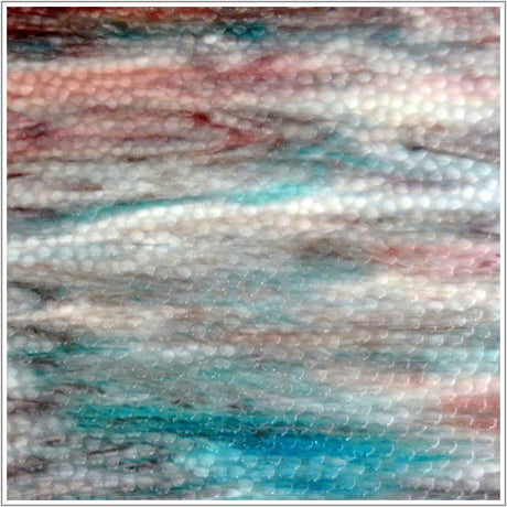 Sky Blue, Med Purple & White Opal Hammered - Stained Glass Express 