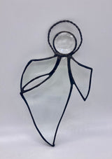 finished bevel cluster angel ornament