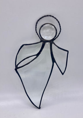 finished bevel cluster angel ornament