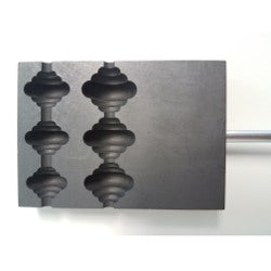 Small Baroque Graphite Bead Shaper - Stained Glass Express 