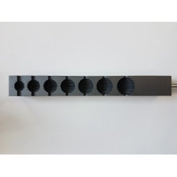 Small Ribbed Graphite Bead Shaper - Stained Glass Express 