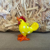 Hanging Milano Art Glass Chicken