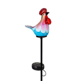 Solar Rooster Garden Stake