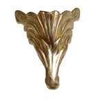 Solid Box Feet Filigree Brass - Stained Glass Express 