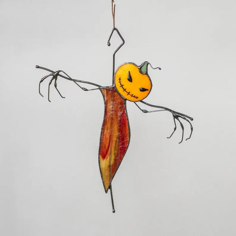 Spooky Scarecrow Suncatcher - Stained Glass Express 