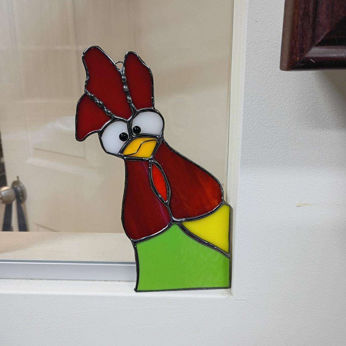 stained glass chicken