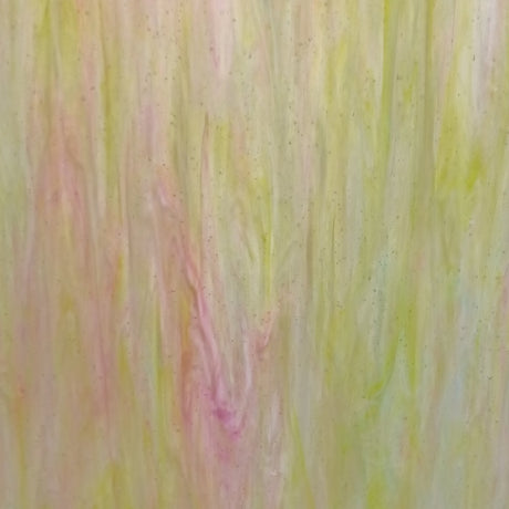 Spring Green, Pink and White Wispy