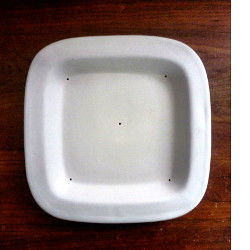 Square Mold with Rounded Corners Mold 10 inch - Stained Glass Express 
