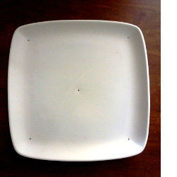 Square Plate Mold 10.75 inch - Stained Glass Express 