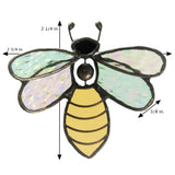 Stained Glass Bee Suncatcher