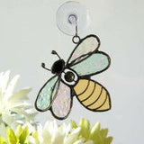 Stained Glass Bee Suncatcher - Stained Glass Express 