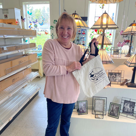 Stained Glass Express Tote Bag