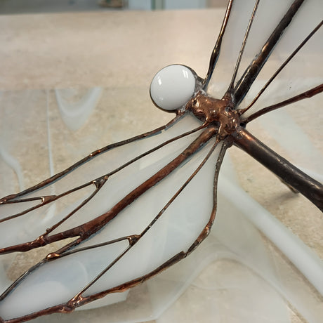 Stained Glass and Chill Dragonfly close up