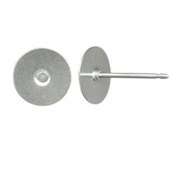 Stainless Steel Earring Post Pair - Stained Glass Express 