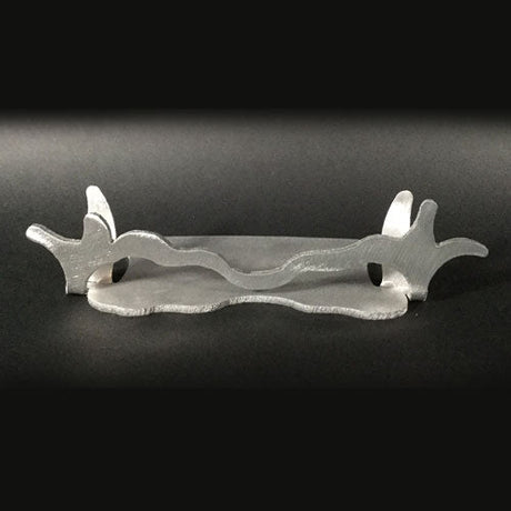 Stand Brushed Aluminum Driftwood