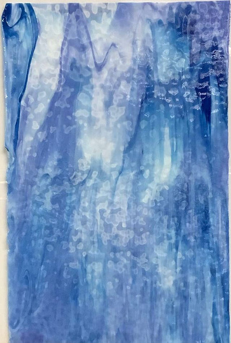 Steel Blue & Sky Blue - Stained Glass Express 