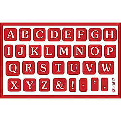 Stencil Over N Over Alphabet in Wedding - Stained Glass Express 