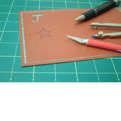 Stencil Over N Over Blank - Stained Glass Express 