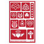 Stencil Over N Over Celtic Designs - Stained Glass Express 