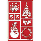 Stencil Over N Over Christmas - Stained Glass Express 