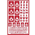 Stencil Over N Over Christmas Ornaments - Stained Glass Express 