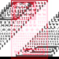 Stencil Over N Over Crazy Sweaters - Stained Glass Express 