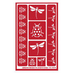 Stencil Over N Over Dragonfly - Stained Glass Express 
