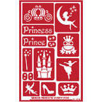 Stencil Over N Over Fairytales - Stained Glass Express 