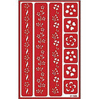 Stencil Over N Over Flower Borders - Stained Glass Express 
