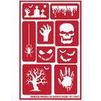 Stencil Over N Over Halloween - Stained Glass Express 