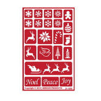 Stencil Over N Over Holiday Baubles - Stained Glass Express 