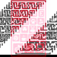 Stencil Over N Over Home - Stained Glass Express 