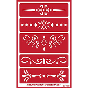 Stencil Over N Over Ornamental Borders - Stained Glass Express 