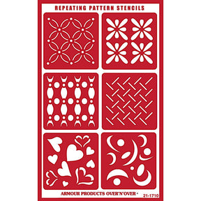 Stencil Over N Over Repeating Patterns - Stained Glass Express 