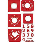 Stencil Over N Over Reverse Numbering Stencil Over N Over - Stained Glass Express 