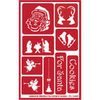 Stencil Over and Over Cookes for Santa - Stained Glass Express 