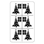 Stencil Rub N Etch Christmas Tree - Stained Glass Express 