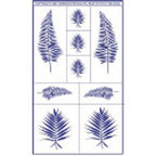 Stencil Rub N Etch Fern - Stained Glass Express 