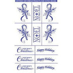 Stencil Rub N Etch Noel Holiday - Stained Glass Express 