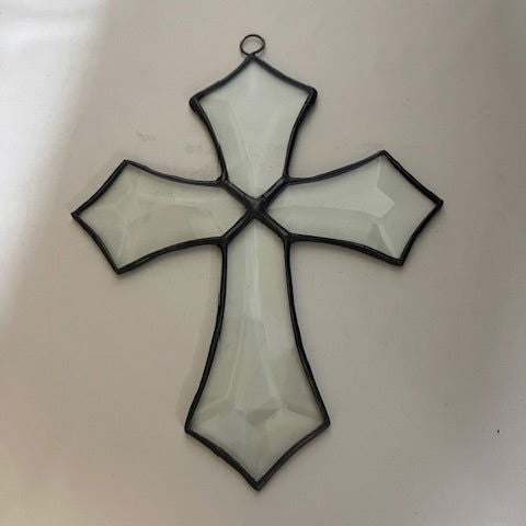 Suncatcher Bevel Cross - Stained Glass Express 